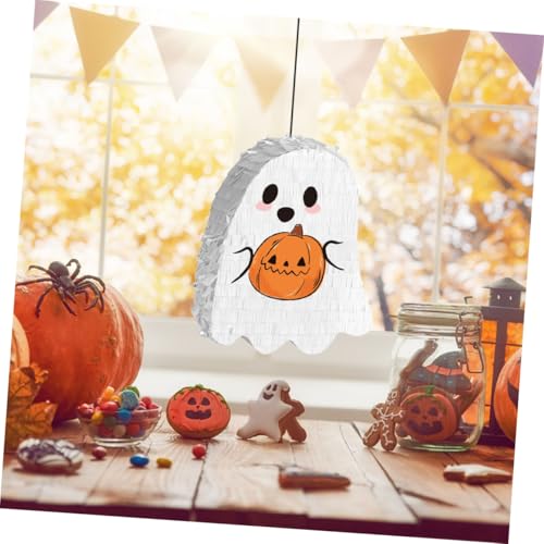 OUNONA Halloween Pinata mit Hängendem Geisterdesign Papierbasierte Süßigkeiten Piñata für Halloween Partydekorationen Geeignet für Innen und Außenbereiche Festliche OUNONA Halloween Pinata mit Hängendem Geisterdesign Papierbasierte Süßigkeiten Piñata für Halloween Partydekorationen Geeignet für Innen und Außenbereiche Festliche von OUNONA