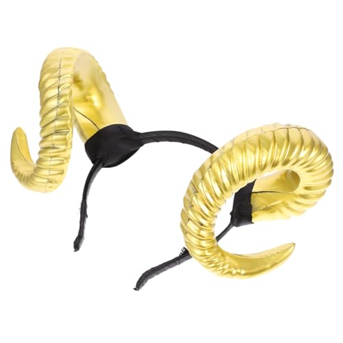 OUNONA Halloween Schäferhörner Stirnband Cosplay Kopfschmuck aus Hochwertigem Material Bequem und Langlebig für Erwachsene und Partys Hält Haarform Lange für Halloween und Kostümfest OUNONA Halloween Schäferhörner Stirnband Cosplay Kopfschmuck aus Hochwertigem Material Bequem und Langlebig für Erwachsene und Partys Hält Haarform Lange für Halloween und Kostümfest von OUNONA