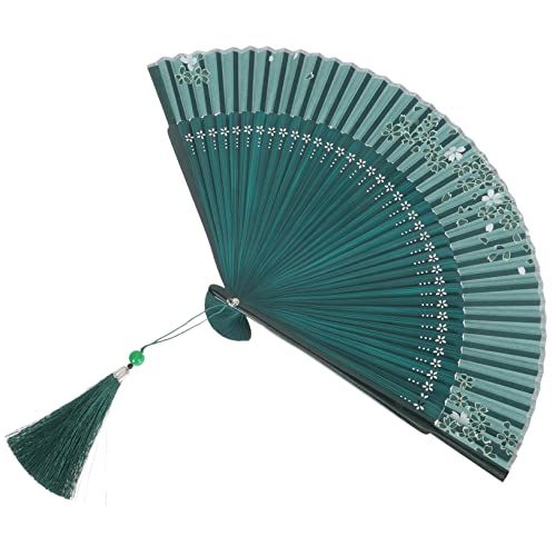 OUNONA Handfächer Faltbar Vintage Chinesischer Fächer mit Quaste Handheld Lüfter für Party Tanz und Dekoration Antikes Design mit Weißen Kirschblüten OUNONA Handfächer Faltbar Vintage Chinesischer Fächer mit Quaste Handheld Lüfter für Party Tanz und Dekoration Antikes Design mit Weißen Kirschblüten von OUNONA