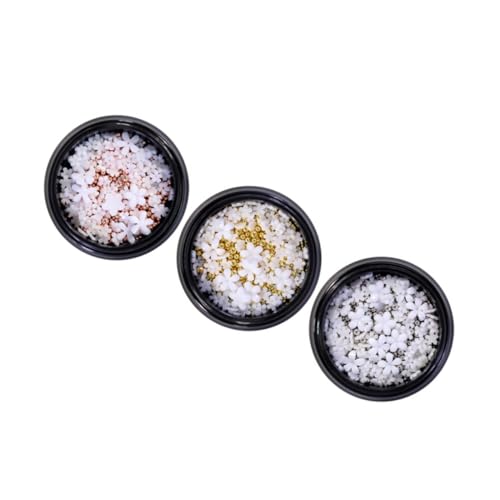 OUNONA Harz Charms Mini Blumendekoration DIY Nageldekoration Für Maniküre Für Natürliche Und Falsche Nägel Farblich Zufällig Erhältlich von OUNONA