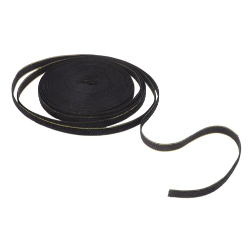OUNONA Hochwertiges Schwarzes Samtband mit Goldener Kante Weiches Knitterfreies Geschenkband für Haarbänder Schleifen und Vielseitiges DIY Bastelband OUNONA Hochwertiges Schwarzes Samtband mit Goldener Kante Weiches Knitterfreies Geschenkband für Haarbänder Schleifen und Vielseitiges DIY Bastelband von OUNONA