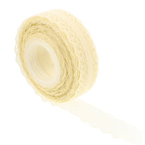OUNONA Hochwertiges Spitzenband aus Hochwertiger Spitze DIY Geschenkband für Hochzeiten Valentinstag Dekorationen Bastelarbeiten und Kreative Verpackungen Beigefarbenes Luftiges Design OUNONA Hochwertiges Spitzenband aus Hochwertiger Spitze DIY Geschenkband für Hochzeiten Valentinstag Dekorationen Bastelarbeiten und Kreative Verpackungen Beigefarbenes Luftiges Design von OUNONA