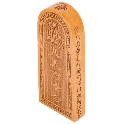OUNONA Holz Stempel Ornament Taoistischer Token mit Feiner Handarbeit für Tischdekoration und DIY Projekte Einzigartiges Wohnaccessoire aus Hochwertigem Holz OUNONA Holz Stempel Ornament Taoistischer Token mit Feiner Handarbeit für Tischdekoration und DIY Projekte Einzigartiges Wohnaccessoire aus Hochwertigem Holz von OUNONA