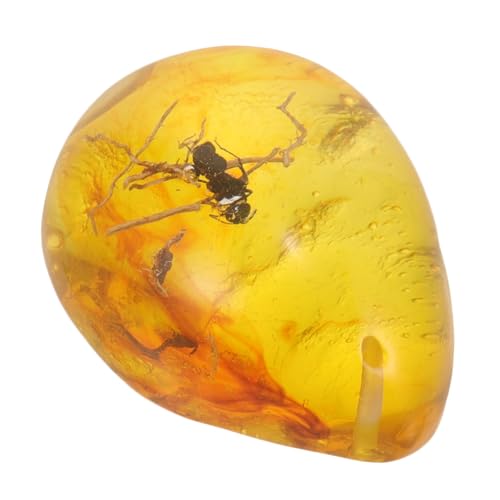 OUNONA Insekten Anhänger Ornament DIY Harz Insekten Dekorative Bernsteinstein Sammlerstück für Kreative Bastelprojekte Leicht Tragbar für Gestaltung von OUNONA