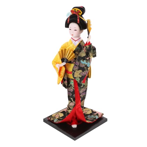 OUNONA Japanische Kimono Puppe Traditionelle Japanische Dekoration für Geburtstagsfeiern Robuste Holzfigur Stilvolles Souvenir für Freunde für Restaurants und Geschäfte OUNONA Japanische Kimono Puppe Traditionelle Japanische Dekoration für Geburtstagsfeiern Robuste Holzfigur Stilvolles Souvenir für Freunde für Restaurants und Geschäfte von OUNONA