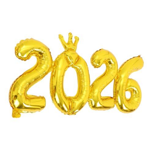 OUNONA Jumbo Zahlenballons für Neujahr Abschlussfeier und Geburtstagsfeier Dekoration für Fotos und Besondere Anlässe von OUNONA