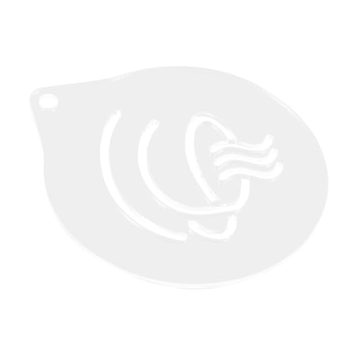 OUNONA Kaffeestencil Wiederverwendbare Schablonen für Cappuccino und Latte Art Dekoration von Kuchen Verwenden für Zuhause Büro OUNONA Kaffeestencil Wiederverwendbare Schablonen für Cappuccino und Latte Art Dekoration von Kuchen Verwenden für Zuhause Büro von OUNONA