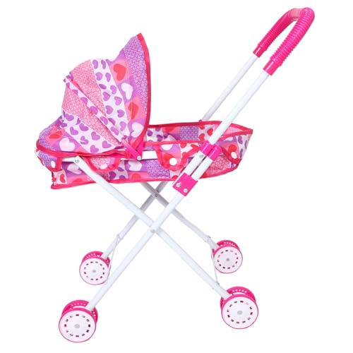 OUNONA Kinderwagen Kinderwagen für Puppen Puppenwagen Kinderwagen mit hohem Simulationseffekt Kinderwagen -Kinderwagen für Kleinkinder Spielzeugauto Eisenrahmen OUNONA Kinderwagen Kinderwagen für Puppen Puppenwagen Kinderwagen mit hohem Simulationseffekt Kinderwagen -Kinderwagen für Kleinkinder Spielzeugauto Eisenrahmen von OUNONA