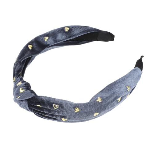 OUNONA Knothaarband aus Hochwertigem Samtstoff Graublau für Kostümpartys und Festliche Anlässe Sorgt für Einen Unvergesslichen Auftritt Bequem und Langlebig OUNONA Knothaarband aus Hochwertigem Samtstoff Graublau für Kostümpartys und Festliche Anlässe Sorgt für Einen Unvergesslichen Auftritt Bequem und Langlebig von OUNONA