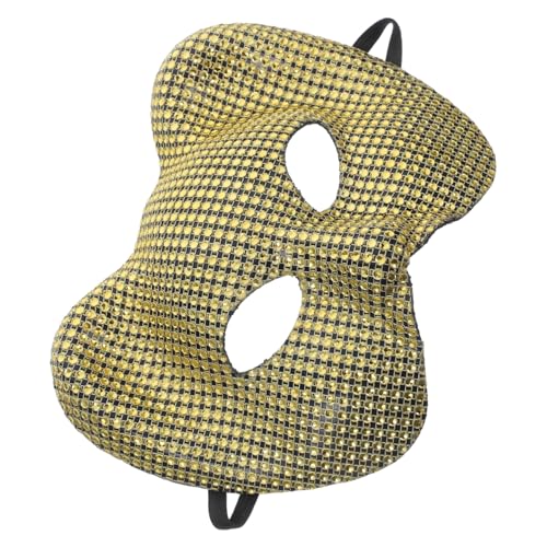 OUNONA Leopardenmaske Leopardenkopf-Cosplay-Maske lustige Maske einzigartige Maskerade-Partymaske Maskerademaske Maskerade-Maske für Frauen Plastik Golden von OUNONA