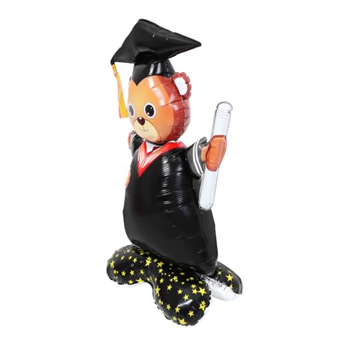 OUNONA Luftballons für die Abschlussfeier Dekorationen Party steht Stand reminescence große luftballons schooter upvital Glückwunschballons zum Abschluss grad Gastgeschenke Aluminiumfolie von OUNONA