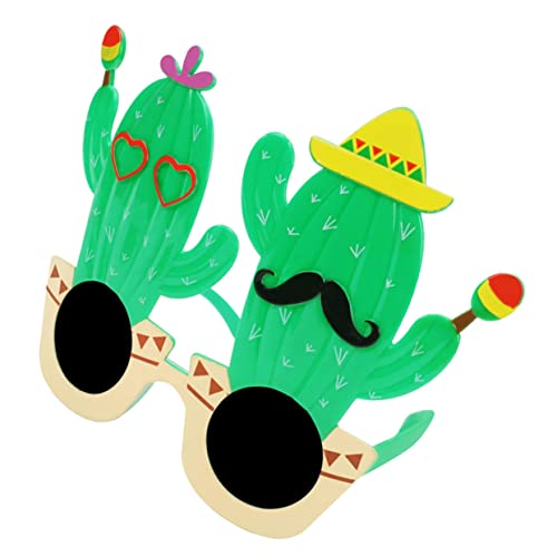OUNONA Lustige Cactus Partybrille Design Kunststoff Sonnenbrille Foto Requisite Kostüm Zubehör für Erwachsene und Tanzveranstaltungen OUNONA Lustige Cactus Partybrille Design Kunststoff Sonnenbrille Foto Requisite Kostüm Zubehör für Erwachsene und Tanzveranstaltungen von OUNONA