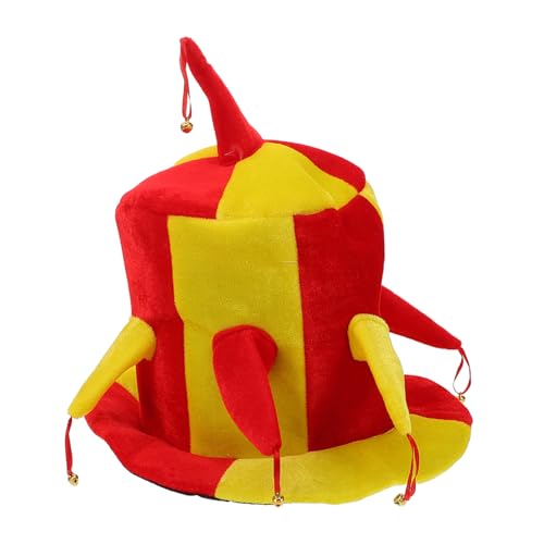 OUNONA Lustiger Clownhut für Karneval und Halloween Dekorativer Narren Hut für Cosplay und Partys Bequem und für Jede Feier für Freunde und Familie OUNONA Lustiger Clownhut für Karneval und Halloween Dekorativer Narren Hut für Cosplay und Partys Bequem und für Jede Feier für Freunde und Familie von OUNONA