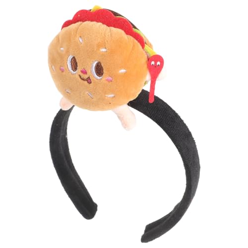 OUNONA Lustiges Hamburger Haarband für Teenager und Damen Cartoon Stirnband aus Leichtem Formbeständigem Stoff Haarschmuck für Partys Festivals und Cosplay Modisches Accessoire für OUNONA Lustiges Hamburger Haarband für Teenager und Damen Cartoon Stirnband aus Leichtem Formbeständigem Stoff Haarschmuck für Partys Festivals und Cosplay Modisches Accessoire für von OUNONA