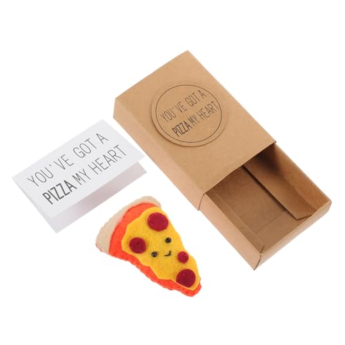 OUNONA Mini Pizza Geschenkbox für Freundschaft Kreative für Feiertage Anlässe für an Freunde Familie oder Luxuriöse Verpackung für Besondere von OUNONA