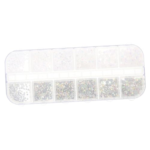 OUNONA Nageldiamantset Fächer Aufbewahrungsbox mit Flachen Rückseiten Strasssteinen für DIY Nagelkunst Langlebig Design für Nageldesigns OUNONA Nageldiamantset Fächer Aufbewahrungsbox mit Flachen Rückseiten Strasssteinen für DIY Nagelkunst Langlebig Design für Nageldesigns von OUNONA