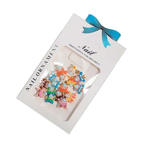 OUNONA Nail Art Dekorationen Kreative Charms für Maniküre DIY Nagelschmuck Accessoires für Besondere Anlässe Vielseitig Einsetzbar für Feiern und Events von OUNONA