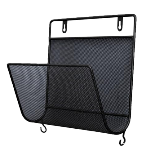 OUNONA Nordischer Wandhalter aus Robustem mit Gebogenem Metallgitter und Kleinen Haken Kreatives und Buchregal für Wohnzimmer Büro Platzsparende Wandaufbewahrung Langlebig und Rostfrei OUNONA Nordischer Wandhalter aus Robustem mit Gebogenem Metallgitter und Kleinen Haken Kreatives und Buchregal für Wohnzimmer Büro Platzsparende Wandaufbewahrung Langlebig und Rostfrei von OUNONA