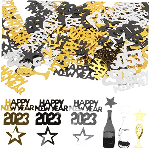 OUNONA Pack Neujahrs Konfetti Deko Schwarz Gold Silber Tischstreudeko für Partys Feierlichkeiten und Bastelprojekte Hochwertiges Material OUNONA Pack Neujahrs Konfetti Deko Schwarz Gold Silber Tischstreudeko für Partys Feierlichkeiten und Bastelprojekte Hochwertiges Material von OUNONA