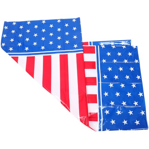 OUNONA Patriotische Tischdecke für Unabhängigkeitstag Dekorative Tischdecke für Feierlichkeiten Dekoration für Drinnen und Draußen Schützt Ihren Esstisch Festliche OUNONA Patriotische Tischdecke für Unabhängigkeitstag Dekorative Tischdecke für Feierlichkeiten Dekoration für Drinnen und Draußen Schützt Ihren Esstisch Festliche von OUNONA