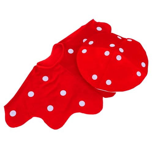 OUNONA Pilzhut-Schal-Set Pilzelfenkostüm Pilz Hut Cosplay Pilz-Babykostüm Pilz Kostüm Damen Fliegenpilz-Kostüm für Erwachsene Pilzkostüm für Erwachsene Stoff rot OUNONA Pilzhut-Schal-Set Pilzelfenkostüm Pilz Hut Cosplay Pilz-Babykostüm Pilz Kostüm Damen Fliegenpilz-Kostüm für Erwachsene Pilzkostüm für Erwachsene Stoff rot von OUNONA