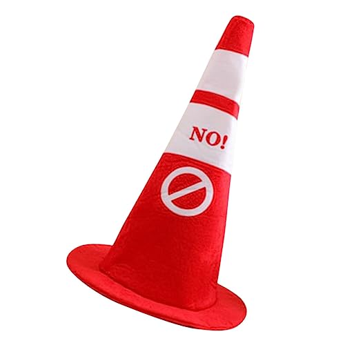 OUNONA Plüsch Verkehrskegel Hut Kuscheliger Partyhut für Halloween Karneval Cosplay Unisex Verstellbar Plüschkopfteil Haltbar Spaßiges Festival Kopfbedeckung OUNONA Plüsch Verkehrskegel Hut Kuscheliger Partyhut für Halloween Karneval Cosplay Unisex Verstellbar Plüschkopfteil Haltbar Spaßiges Festival Kopfbedeckung von OUNONA