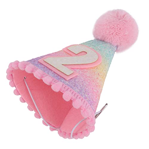 OUNONA Regenbogen Glitzer Geburtstagskrone Hut für Lustiger Partyhut für Mädchen Geburtstagsfeier Dekoration Hochwertiger Kegelhut für Jährige Geburtstagsfeier OUNONA Regenbogen Glitzer Geburtstagskrone Hut für Lustiger Partyhut für Mädchen Geburtstagsfeier Dekoration Hochwertiger Kegelhut für Jährige Geburtstagsfeier von OUNONA