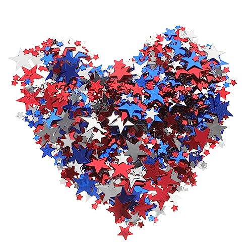 OUNONA Rotes Blaues Weißes Stern Konfetti Independence Day Tischdeko Wiederverwendbar Partydeko für Feierlichkeiten Scrapbook DIY Einladungskarten OUNONA Rotes Blaues Weißes Stern Konfetti Independence Day Tischdeko Wiederverwendbar Partydeko für Feierlichkeiten Scrapbook DIY Einladungskarten von OUNONA