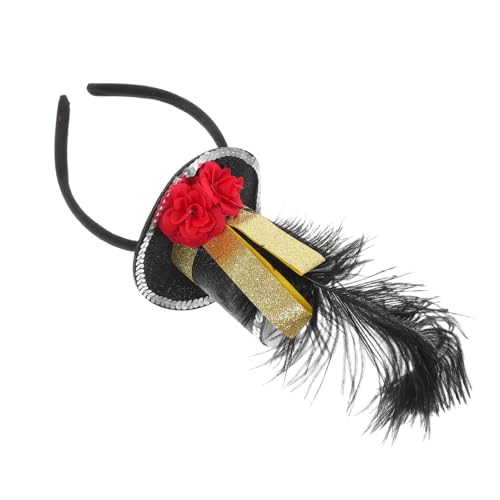 OUNONA Top -hut -stirnband -faszinator Hut Kopfbedeckung Faszinator Stirnband Paillette Hut Kostüm Haarzubehör Für Tea Party Halloween Carnival Mardi Gras Steampunk Party OUNONA Top -hut -stirnband -faszinator Hut Kopfbedeckung Faszinator Stirnband Paillette Hut Kostüm Haarzubehör Für Tea Party Halloween Carnival Mardi Gras Steampunk Party von OUNONA