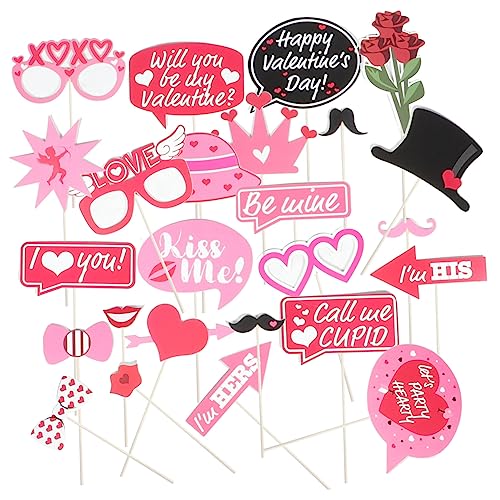 OUNONA Valentinstag Fotorequisiten Teiliges Party Deko aus Papier für Hochzeit Selfie Booth mit Kreativen Herz Sonnenbrillen und Accessoires OUNONA Valentinstag Fotorequisiten Teiliges Party Deko aus Papier für Hochzeit Selfie Booth mit Kreativen Herz Sonnenbrillen und Accessoires von OUNONA