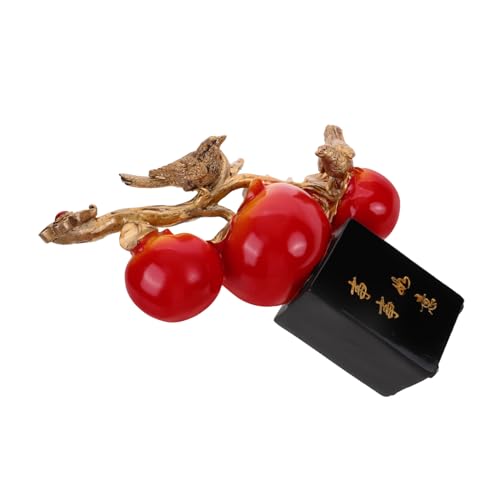 OUNONA Vogel-Kaki-Ornament Ornamente Figuren Vogelkäfig ethnischer Wohndekor-Vogel Chinesische Kunsthandwerk Persimmon Dekoration neujahr versorgung chinesisches traditionelles Harz OUNONA Vogel-Kaki-Ornament Ornamente Figuren Vogelkäfig ethnischer Wohndekor-Vogel Chinesische Kunsthandwerk Persimmon Dekoration neujahr versorgung chinesisches traditionelles Harz von OUNONA