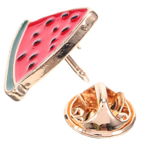 OUNONA Wassermelonen Brosche für Damen Kreatives Schalclip Stilvolle Anstecknadel für Pullover Kleider und Schals Wiederverwendbar und Langlebig Perfektes von OUNONA