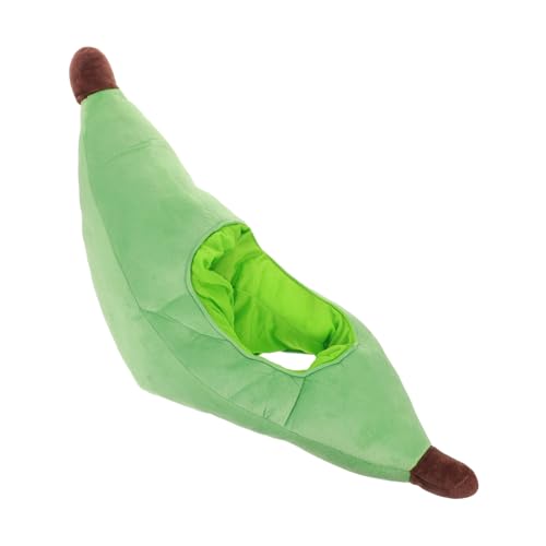 OUNONA Weicher Leichter Bananenhut für Erwachsene Lustiges Party-kostüm-accessoire Weiches Material für Fotoshootings Gruppenverkleidungen Halloween und Festliche Anlässe von OUNONA