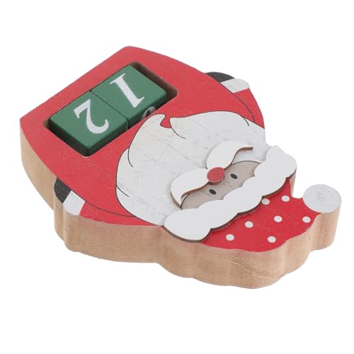 OUNONA Weihnachtsmann-Kalender Feiertagskalender Countdown-Kalenderblöcke Countdown-Tischdekoration Countdown-Kalender aus Holz weihnachts adventskalender hölzern rot OUNONA Weihnachtsmann-Kalender Feiertagskalender Countdown-Kalenderblöcke Countdown-Tischdekoration Countdown-Kalender aus Holz weihnachts adventskalender hölzern rot von OUNONA