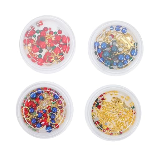 OUNONA Weihnachtsnagel Charms Boxen Nageldekore aus Zinklegierung Stilvolle Nagelkunst für Festliche Anlässe Einfache Anwendung für Anfänger und Profis Langlebig und Elegant OUNONA Weihnachtsnagel Charms Boxen Nageldekore aus Zinklegierung Stilvolle Nagelkunst für Festliche Anlässe Einfache Anwendung für Anfänger und Profis Langlebig und Elegant von OUNONA