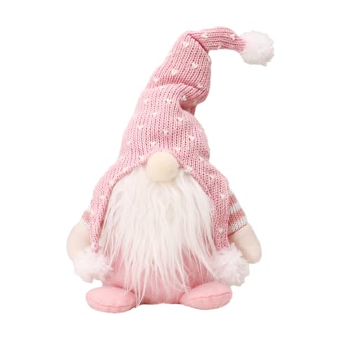 OUNONA Weihnachtswichtel Puppe mit Hand Mini Dekofigur für Party und Festtage Niedliche Strickmütze Rosa Handpuppe für Weihnachtsdeko und Geschenkideen Vielseitiges Ornament für Zuhause OUNONA Weihnachtswichtel Puppe mit Hand Mini Dekofigur für Party und Festtage Niedliche Strickmütze Rosa Handpuppe für Weihnachtsdeko und Geschenkideen Vielseitiges Ornament für Zuhause von OUNONA