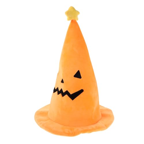 OUNONA Witch Hat Halloween Pumpkin Accessory für Damen und Herren Komfortabler Vielseitiger Hexenhut für Masquerade Cosplay und Saisonale Partyveranstaltungen OUNONA Witch Hat Halloween Pumpkin Accessory für Damen und Herren Komfortabler Vielseitiger Hexenhut für Masquerade Cosplay und Saisonale Partyveranstaltungen von OUNONA