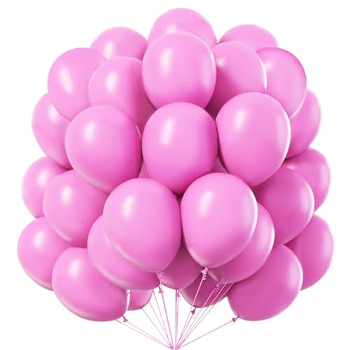OUOQI 100 Stück Rosa Matt Luftballons, 10 Zoll, Partyballons für Geburtstag, Kinder, Unisex OUOQI 100 Stück Rosa Matt Luftballons, 10 Zoll, Partyballons für Geburtstag, Kinder, Unisex von OUOQI