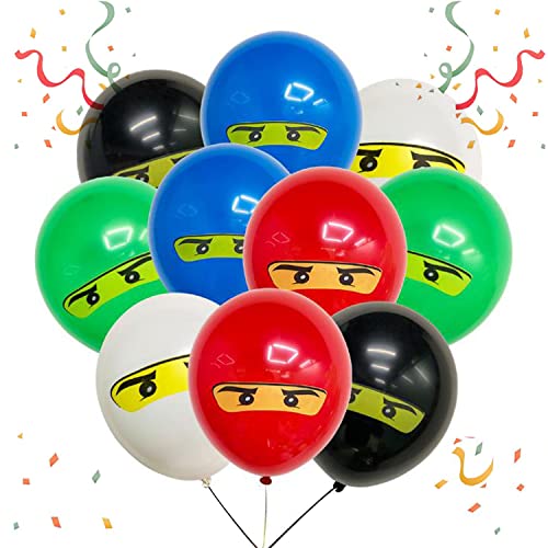 50 Stück Luftballons,Kindergeburtstag deko Luftballons,Farbige geschmacklose Luftballons,Geburtstag Dekoration Geburtstagsballons,für Jungen Geburtstag von OUOQI