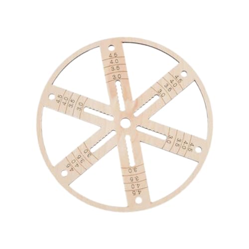 Docht-Zentrierwerkzeug für Kerzen, zum Selbermachen, praktischer runder Dochtstabilisator, Halter, Durchmesser 15 cm, Hellbraun Docht-Zentrierwerkzeug für Kerzen, zum Selbermachen, praktischer runder Dochtstabilisator, Halter, Durchmesser 15 cm, Hellbraun von OUOULAJY