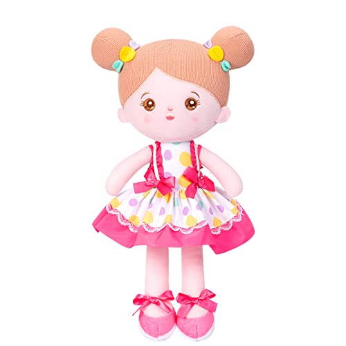 OUOZZZ Baby Puppe, Weiche Stoffpuppe mit Kleidung Farbig, Stoffpuppen Kuschelpuppe für Kinder ab 3 Monaten - Baby Geschenk zur Geburt Mädchen Jungen, 38cm OUOZZZ Baby Puppe, Weiche Stoffpuppe mit Kleidung Farbig, Stoffpuppen Kuschelpuppe für Kinder ab 3 Monaten - Baby Geschenk zur Geburt Mädchen Jungen, 38cm von OUOZZZ
