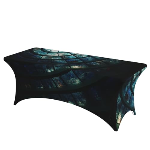 OUSIKA Glas-Tischdecke, dehnbar, rechteckig, waschbar, für Party, Hochzeit, Cocktail, Bankett, Festival, 1,8 m OUSIKA Glas-Tischdecke, dehnbar, rechteckig, waschbar, für Party, Hochzeit, Cocktail, Bankett, Festival, 1,8 m von OUSIKA