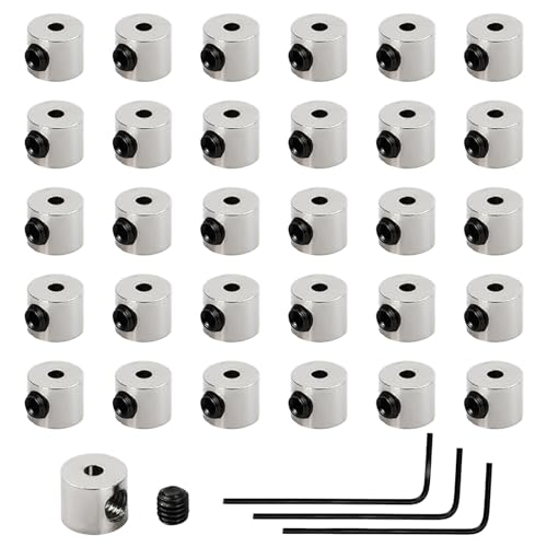 Pin Keeper, 30 Stück Pin Backs Locking, Pin Backs mit Schlüsselwerkzeugen, 6 x 5 mm Stift Keepers Verschluss Schließe, Pin Backs Verriegelung, DIY Brosche, Für Schmuck, Brosche, Namensschild von OUTALIZ