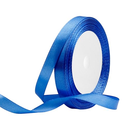 Satinband 10mm Breit Blau, 22 Meters Geschenkband Schleifenband Stoffband für Hochzeitsdekoration, Geschenkverpackung, Basteln, Party Deko Satinband 10mm Breit Blau, 22 Meters Geschenkband Schleifenband Stoffband für Hochzeitsdekoration, Geschenkverpackung, Basteln, Party Deko von OUTPGAGA