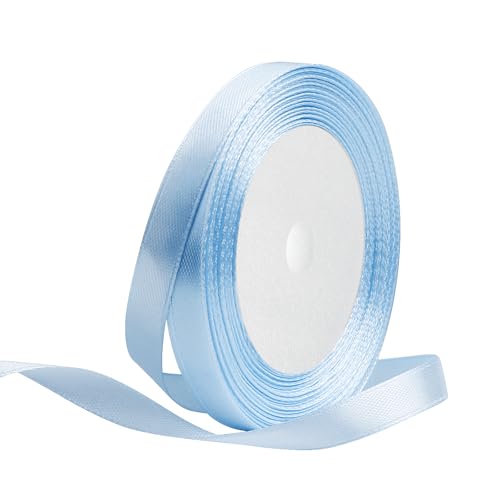 Satinband 10mm Breit Hellblau,22 Meters Geschenkband Schleifenband Stoffband für Hochzeitsdekoration, Geschenkverpackung, Basteln, Party Deko Satinband 10mm Breit Hellblau,22 Meters Geschenkband Schleifenband Stoffband für Hochzeitsdekoration, Geschenkverpackung, Basteln, Party Deko von OUTPGAGA