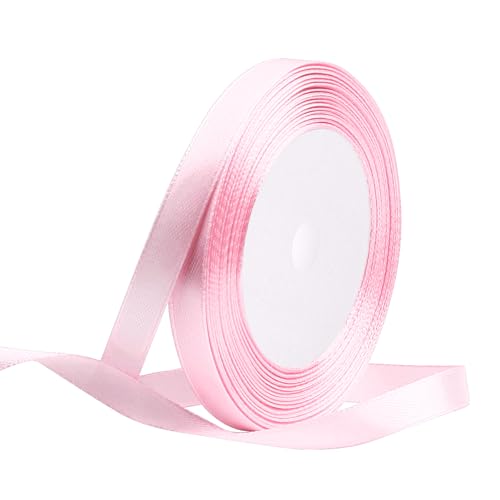 Satinband 10mm Breit Hellrosa,22 Meters Geschenkband Schleifenband Stoffband für Hochzeitsdekoration, Geschenkverpackung, Basteln, Party Deko Satinband 10mm Breit Hellrosa,22 Meters Geschenkband Schleifenband Stoffband für Hochzeitsdekoration, Geschenkverpackung, Basteln, Party Deko von OUTPGAGA