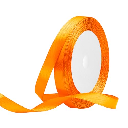 Satinband 10mm Breit Orange,22 Meters Geschenkband Schleifenband Stoffband für Hochzeitsdekoration, Geschenkverpackung, Basteln, Party Deko Satinband 10mm Breit Orange,22 Meters Geschenkband Schleifenband Stoffband für Hochzeitsdekoration, Geschenkverpackung, Basteln, Party Deko von OUTPGAGA