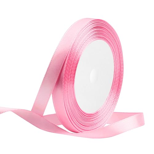 Satinband 10mm Breit Pink,22 Meters Geschenkband Schleifenband Stoffband für Hochzeitsdekoration, Geschenkverpackung, Basteln, Party Deko Satinband 10mm Breit Pink,22 Meters Geschenkband Schleifenband Stoffband für Hochzeitsdekoration, Geschenkverpackung, Basteln, Party Deko von OUTPGAGA