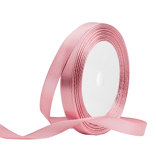 Satinband 10mm Breit Roségold,22 Meters Geschenkband Schleifenband Stoffband für Hochzeitsdekoration, Geschenkverpackung, Basteln, Party Deko Satinband 10mm Breit Roségold,22 Meters Geschenkband Schleifenband Stoffband für Hochzeitsdekoration, Geschenkverpackung, Basteln, Party Deko von OUTPGAGA