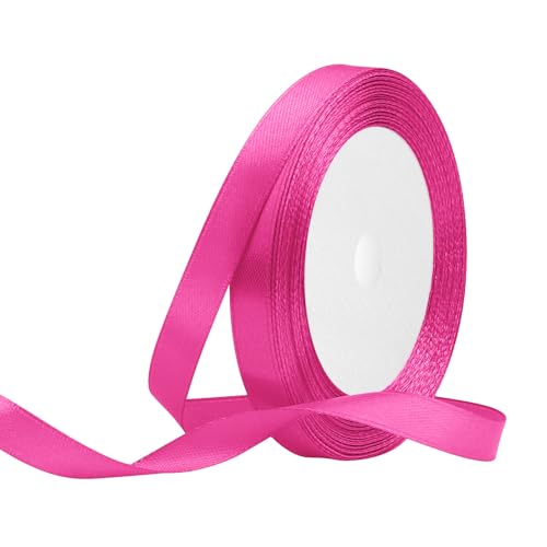 Satinband 10mm Breit Rosenrot,22 Meters Geschenkband Schleifenband Stoffband für Hochzeitsdekoration, Geschenkverpackung, Basteln, Party Deko Satinband 10mm Breit Rosenrot,22 Meters Geschenkband Schleifenband Stoffband für Hochzeitsdekoration, Geschenkverpackung, Basteln, Party Deko von OUTPGAGA